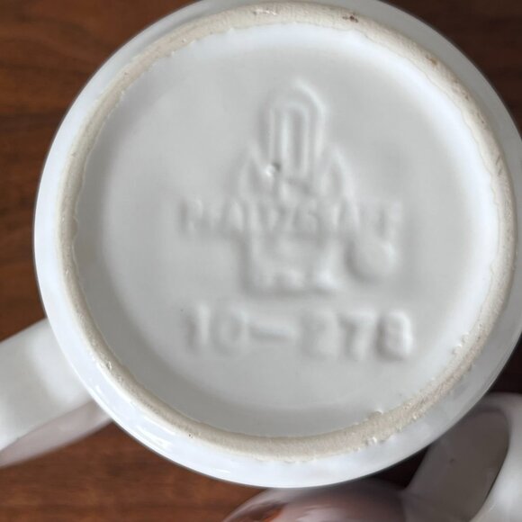 3 Vtg. Pfaltzgraff Movie Star Mugs Actors John Wayne Humphrey Bogart Clark Gable - Picture 13 of 15